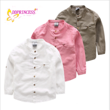 china factory sales directly simple boy blouse cotton t shirt for children